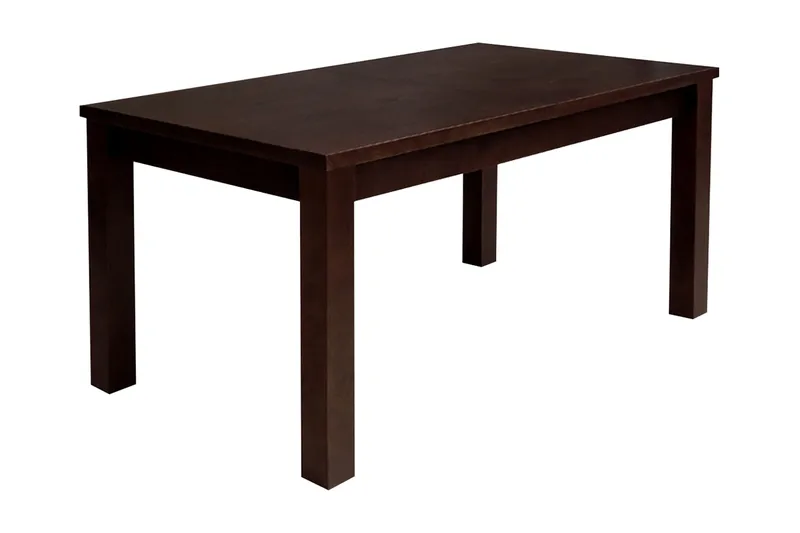 Tabell Utdragbart Rektangulärt Matbord 140 cm med Trä- och Valnötsutseende, Brun