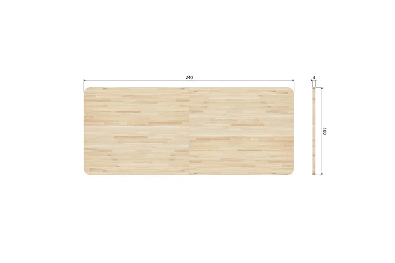 Tablo Matbord 240 cm - Natural - Möbler - Bord & matgrupper - Matbord & köksbord