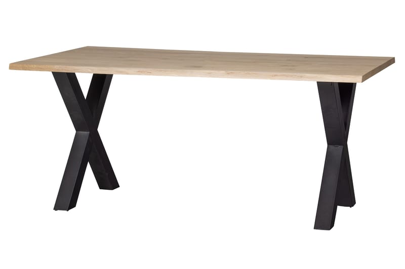 Tablo Matbord A-Formade Ben 160 cm - Ek/Svart - Möbler - Bord & matgrupper - Matbord & köksbord