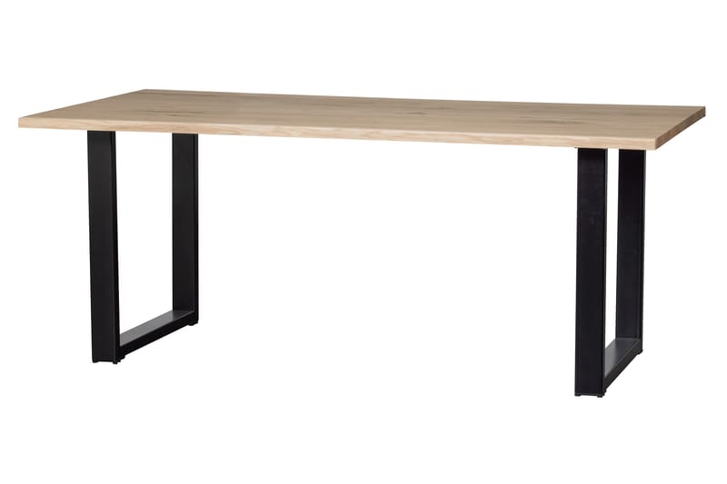 Tablo Matbord U-Formade Ben 160 cm - Ek/Svart - Möbler - Bord & matgrupper - Matbord & köksbord