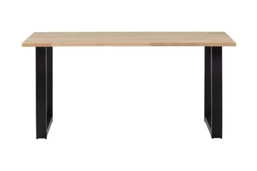Tablo Matbord U-Formade Ben 160 cm Obehandlat - Ek/Svart - Möbler - Bord & matgrupper - Matbord & köksbord