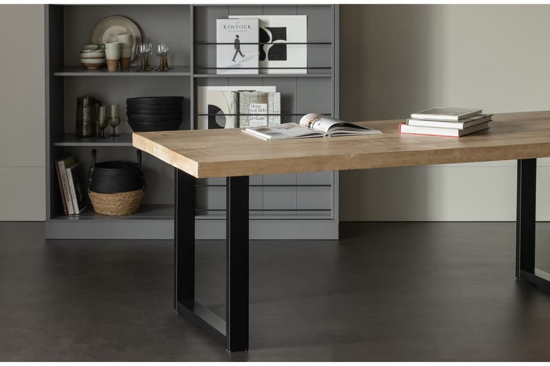 Tablo Matbord U-Formade Ben 180 cm - Natur/Svart - Möbler - Bord & matgrupper - Matbord & köksbord