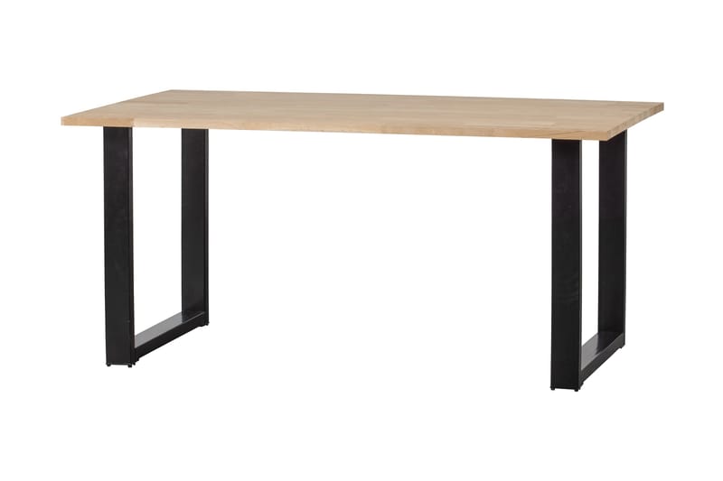 Tablo Matbord U-Formade Ben 180 cm Obehandlat - Ek/Svart - Möbler - Bord & matgrupper - Matbord & köksbord