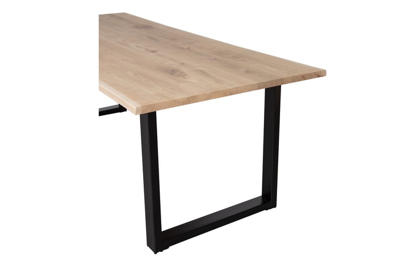 Tablo Matbord U-Formade Ben 199 cm - Ek/Svart - Möbler - Bord & matgrupper - Matbord & köksbord