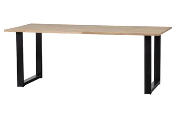 Tablo Matbord U-Formade Ben 200 cm - Ek/Svart - Möbler - Bord & matgrupper - Matbord & köksbord