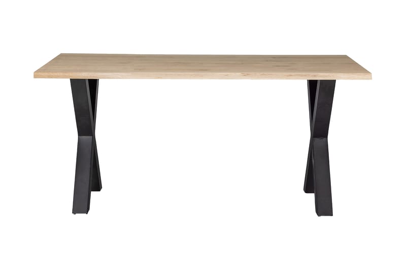 Tablo Matbord X-Formade Ben 180 cm - Ek/Svart - Möbler - Bord & matgrupper - Matbord & köksbord
