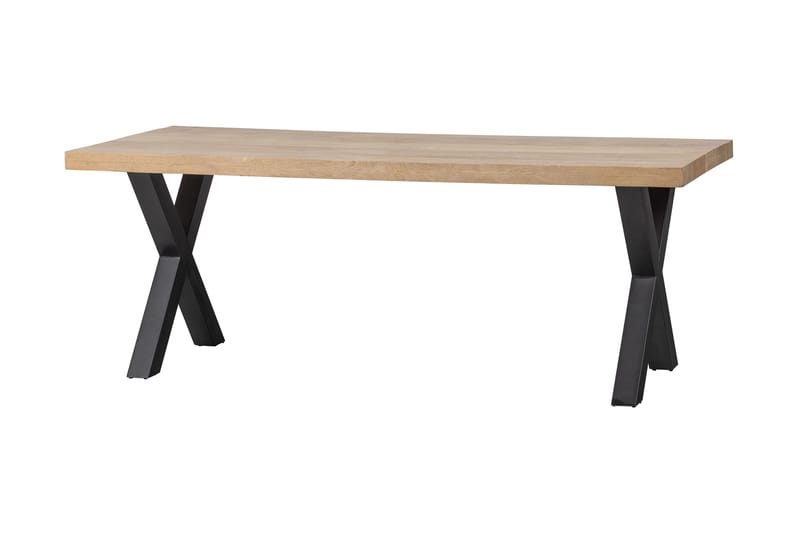 Tablo Matbord X-Formade Ben 180 cm - Natur/Svart - Möbler - Bord & matgrupper - Matbord & köksbord
