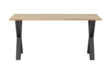 Tablo Matbord X-Formade Ben 180 cm Obehandlat - Ek/Svart - Möbler - Bord & matgrupper - Matbord & köksbord