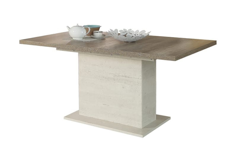 Talebi Matbord 90 cm - Brun/Vit - Möbler - Bord & matgrupper - Matbord & köksbord