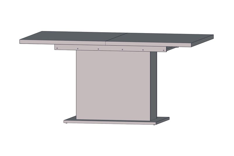 Talebi Matbord 90 cm - Brun/Vit - Möbler - Bord & matgrupper - Matbord & köksbord