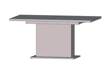 Talebi Matbord 90 cm - Brun/Vit - Möbler - Bord & matgrupper - Matbord & köksbord