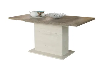 Talebi Matbord 90 cm - Brun/Vit - Möbler - Bord & matgrupper - Matbord & köksbord