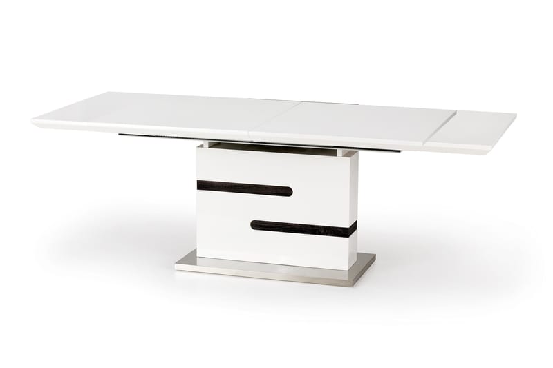 Tengalia Förlängningsbart Matbord 160 cm - Vit/Grå - Matbord & köksbord