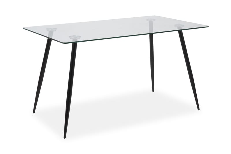 Tyrone Matbord 140 cm - Glas/Svart - Möbler - Bord & matgrupper - Matbord & köksbord