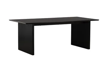 Vail Stort Rektangulärt Matbord 230 cm i Trä - Svart - Möbler - Bord & matgrupper - Matbord & köksbord