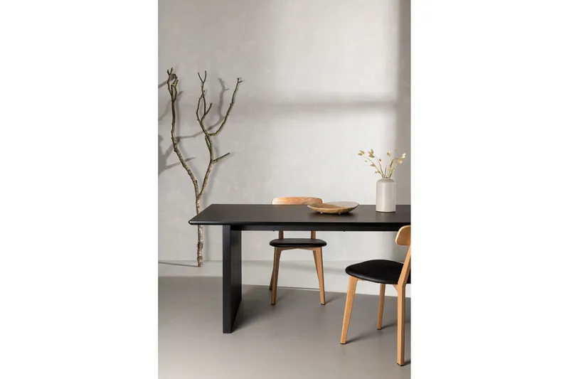 Vail Stort Rektangulärt Matbord 230 cm i Trä - Svart - Möbler - Bord & matgrupper - Matbord & köksbord