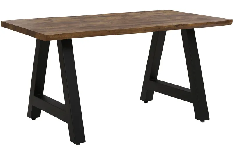 Vesoul Rektangulärt Matbord 160 cm i Valnöt, Brun