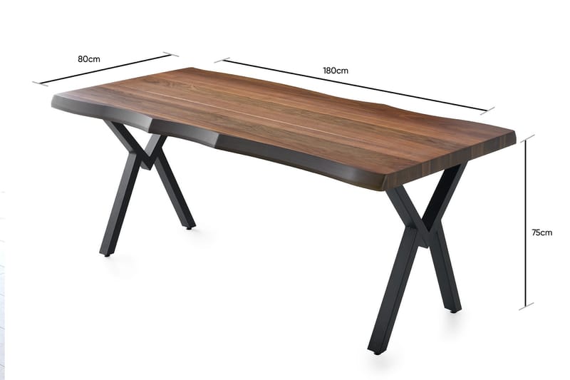 Vigentino Matbord 180 cm - Valnöt - Möbler - Bord & matgrupper - Matbord & köksbord