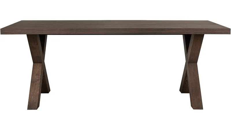 Matbord Lindor 200x100 cm - Oljad brun ekfaner - Möbler - Bord & matgrupper - Matbord & köksbord
