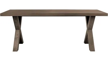 Matbord Lindor 200x100 cm - Oljad grå ekfaner - Möbler - Bord & matgrupper - Matbord & köksbord