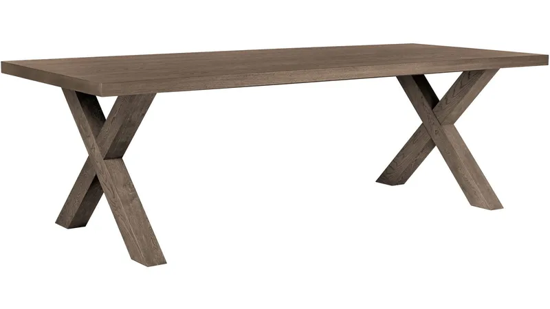 Matbord Lindor 240x100 cm, Oljad grå ekfanér
