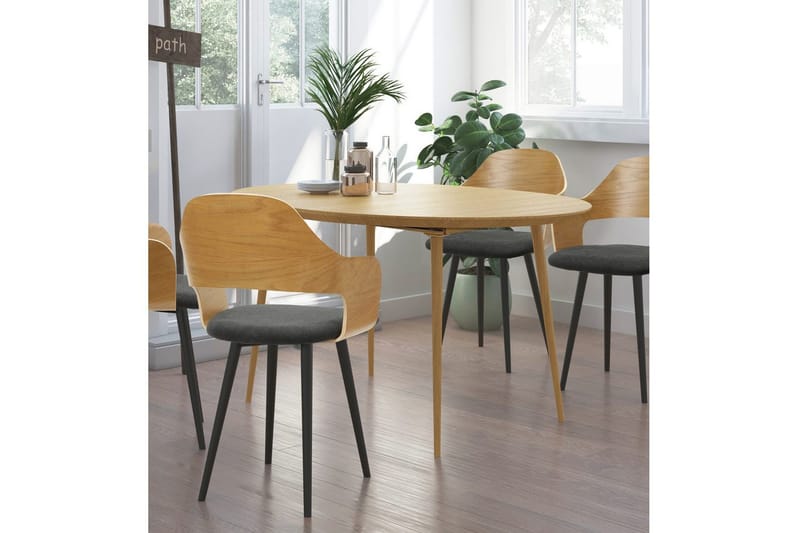 Matbord Loft24 Graham Matbord Oblong 120x80 cm Brun - Möbler - Bord & matgrupper - Matbord & köksbord