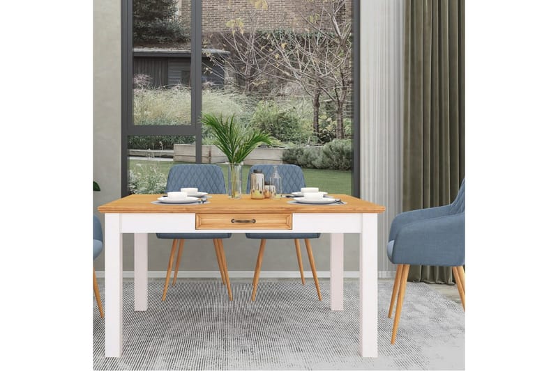 Matbord Loft24 Matbord Loft24 Selma White 0 - Möbler - Bord & matgrupper - Matbord & köksbord