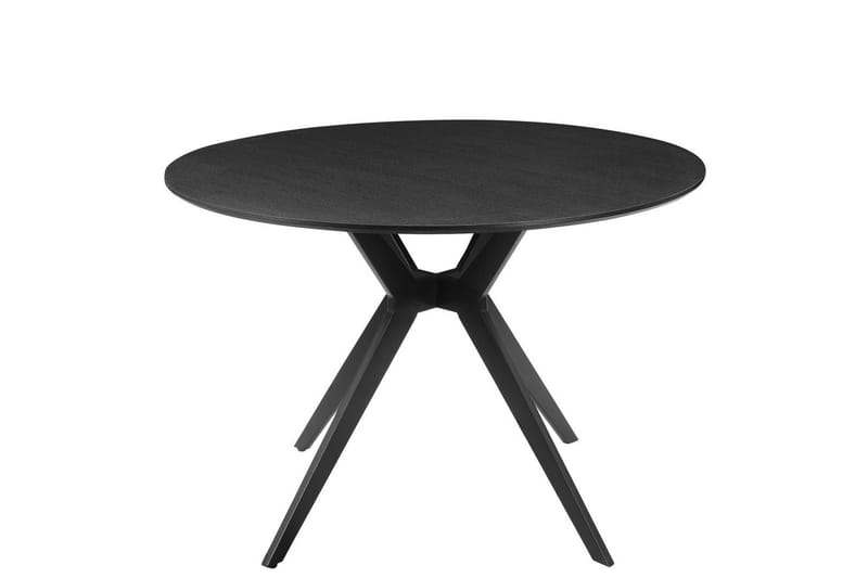 Matbord Loft24 Philip Matbord Rund 110 cm Svart - Möbler - Bord & matgrupper - Matbord & köksbord