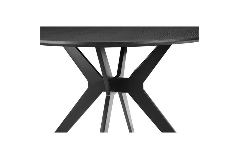 Matbord Loft24 Philip Matbord Rund 110 cm Svart - Möbler - Bord & matgrupper - Matbord & köksbord