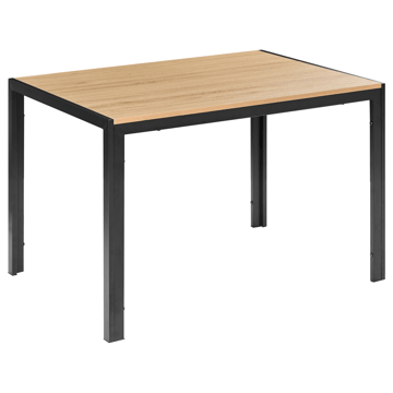 Matbord Mann 120 cm - Ljusbrun, Svart - Möbler - Bord & matgrupper - Matbord & köksbord
