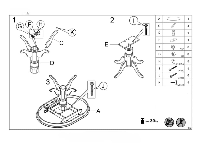 Matbord med butterfly skiva 90-124 cm vit - Dana - Vit - Möbler - Bord & matgrupper - Matbord & köksbord