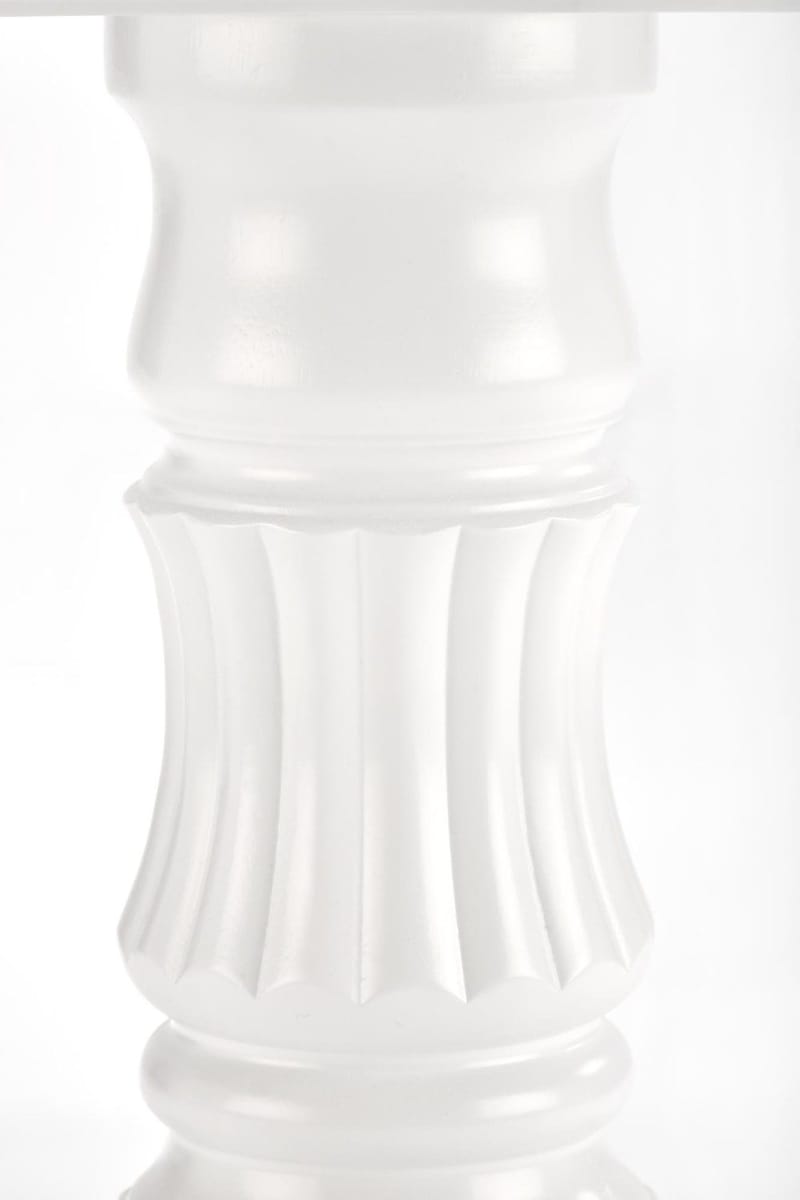 Matbord med butterfly skiva 90-124 cm vit - Dana - Vit - Möbler - Bord & matgrupper - Matbord & köksbord