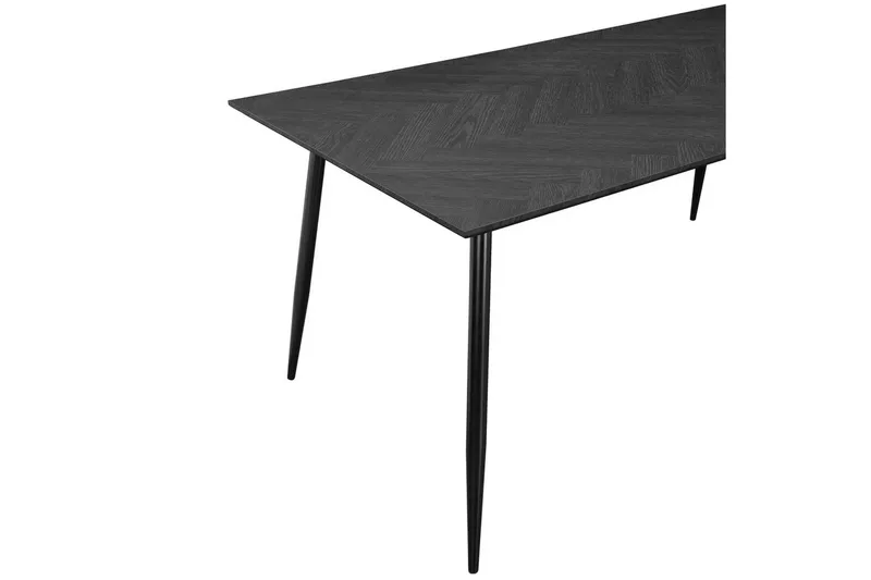 Matbord Monza 120x80x76 cm, Fiskben Greyeik/Svart - 120x80x76 cm, Fiskben Greyeik/Svart - Möbler - Bord & matgrupper - Matbord & köksbord