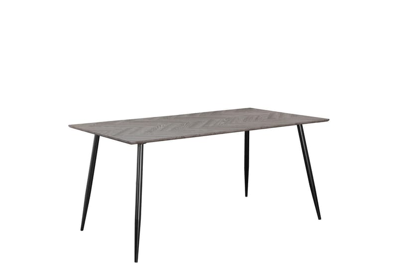 Matbord Monza 160x90x76 cm, Fiskben Viteik/Svart - 160x90x76 cm, Fiskben Viteik/Svart - Möbler - Bord & matgrupper - Matbord & köksbord