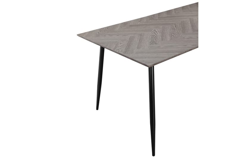 Matbord Monza 160x90x76 cm, Fiskben Viteik/Svart - 160x90x76 cm, Fiskben Viteik/Svart - Möbler - Bord & matgrupper - Matbord & köksbord