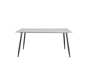 Matbord Monza 160x90x76 cm, Sten/Svart - 160x90x76 cm, Sten/Svart - Möbler - Bord & matgrupper - Matbord & köksbord