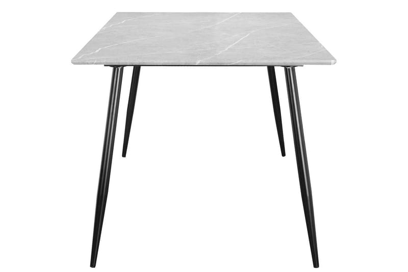 Matbord Monza 160x90x76 cm, Sten/Svart - 160x90x76 cm, Sten/Svart - Möbler - Bord & matgrupper - Matbord & köksbord