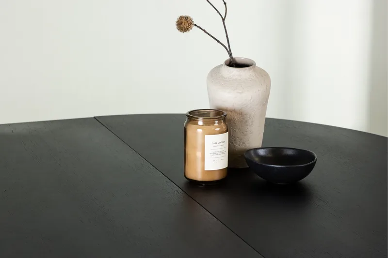 Matbord NO_BRAND Matilda Dining Table Extendable 130/180 - Black / MDF with veneer Black - Möbler - Bord & matgrupper - Matbord & köksbord