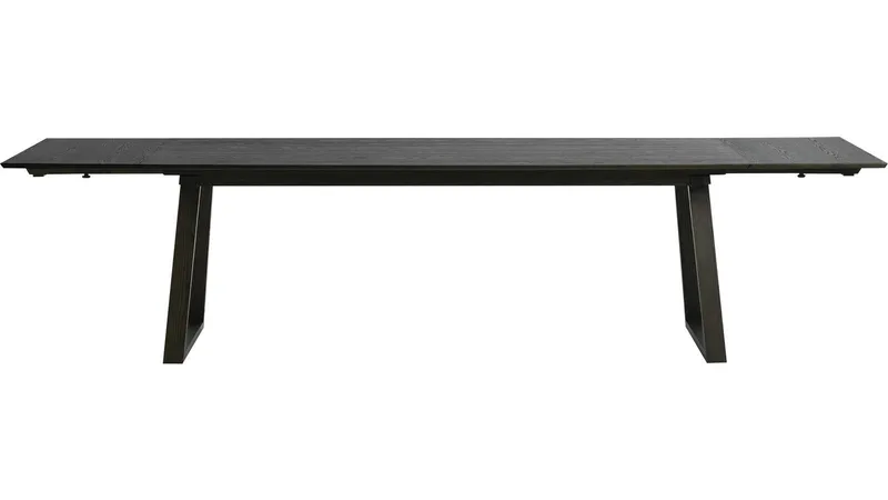Matbord Norvik 220+50+50 cm, Brunlackad Ek