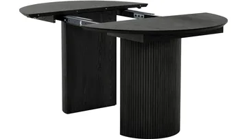 Matbord Odmark 105 cm - Svartlackad Ask - Möbler - Bord & matgrupper - Matbord & köksbord