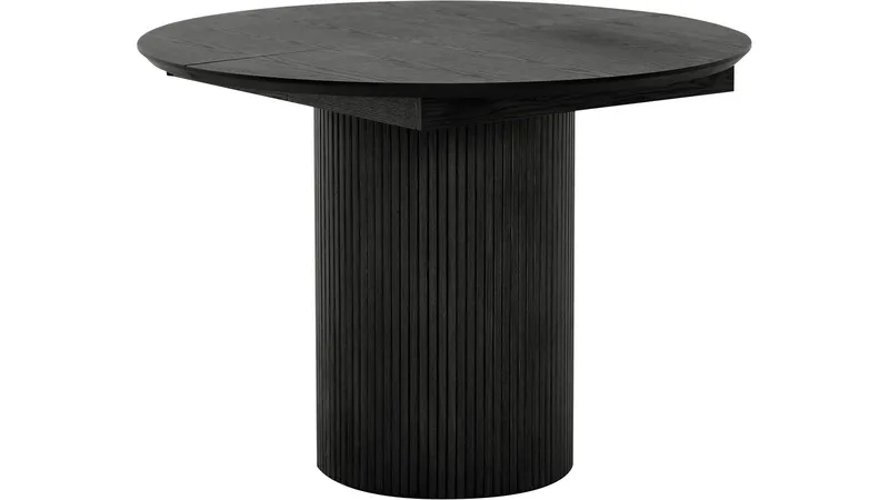 Matbord Odmark 105 cm, Svartlackad Ask