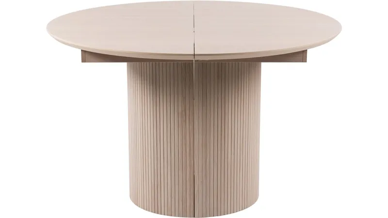 Matbord Odmark 120 cm, Vitpigmenterad Ek