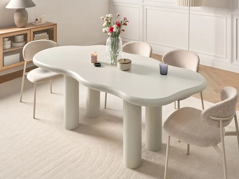 Matbord Ondle 188 cm - Off-white - Möbler - Bord & matgrupper - Matbord & köksbord