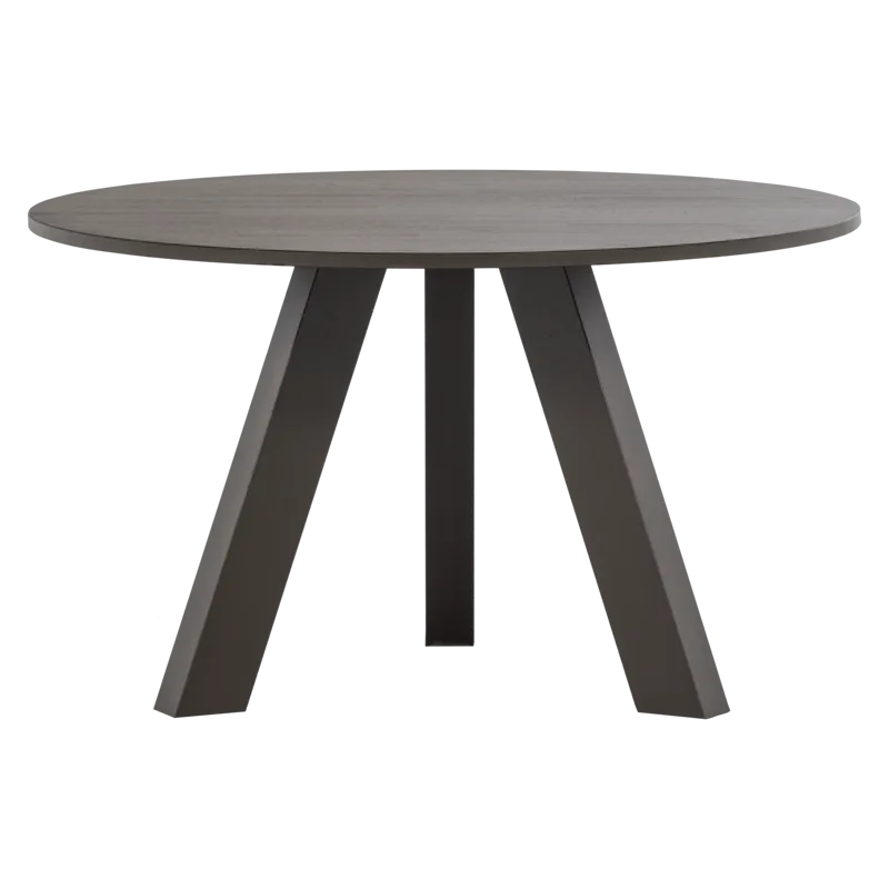 Matbord Rhonda 129 cm Rund, Mellanbrun