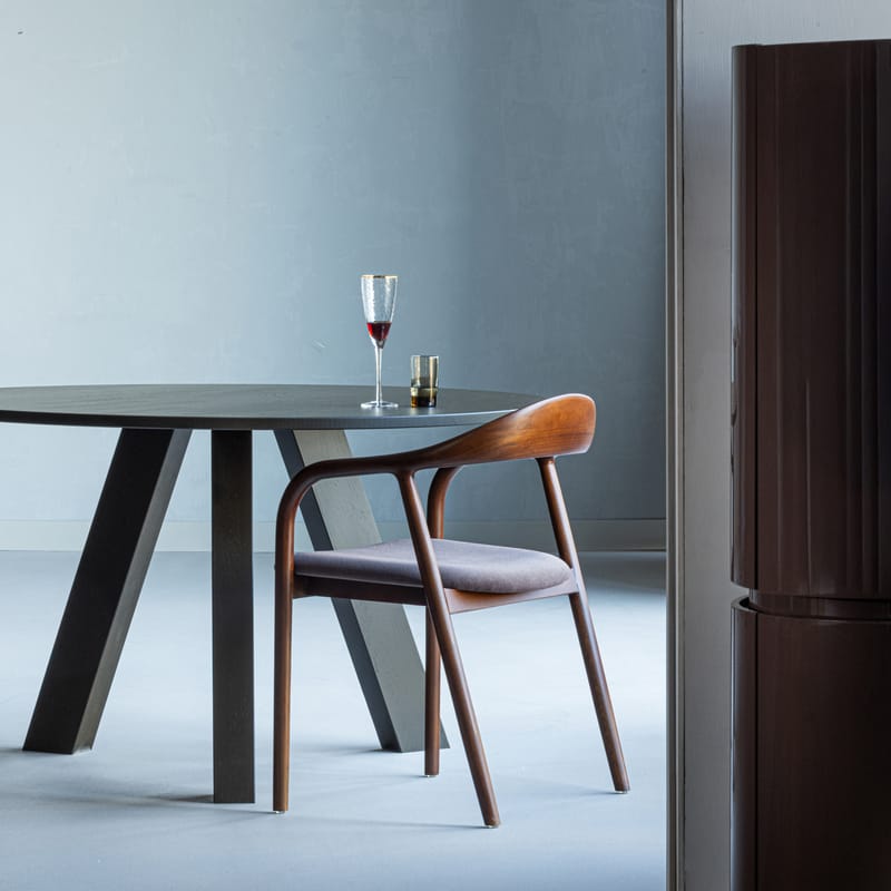 Matbord Rhonda 129 cm Rund - Mellanbrun - Möbler - Bord & matgrupper - Matbord & köksbord