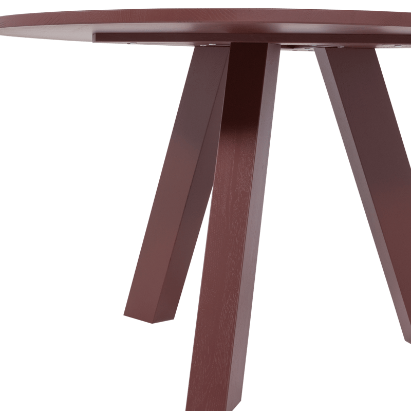 Matbord Rhonda 129 cm Rund - Vinröd - Möbler - Bord & matgrupper - Matbord & köksbord