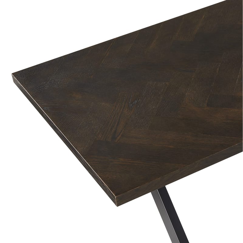 Matbord Rowan 200x90x75 cm Fiskbensmönstrad - rökig ek - Möbler - Bord & matgrupper - Matbord & köksbord