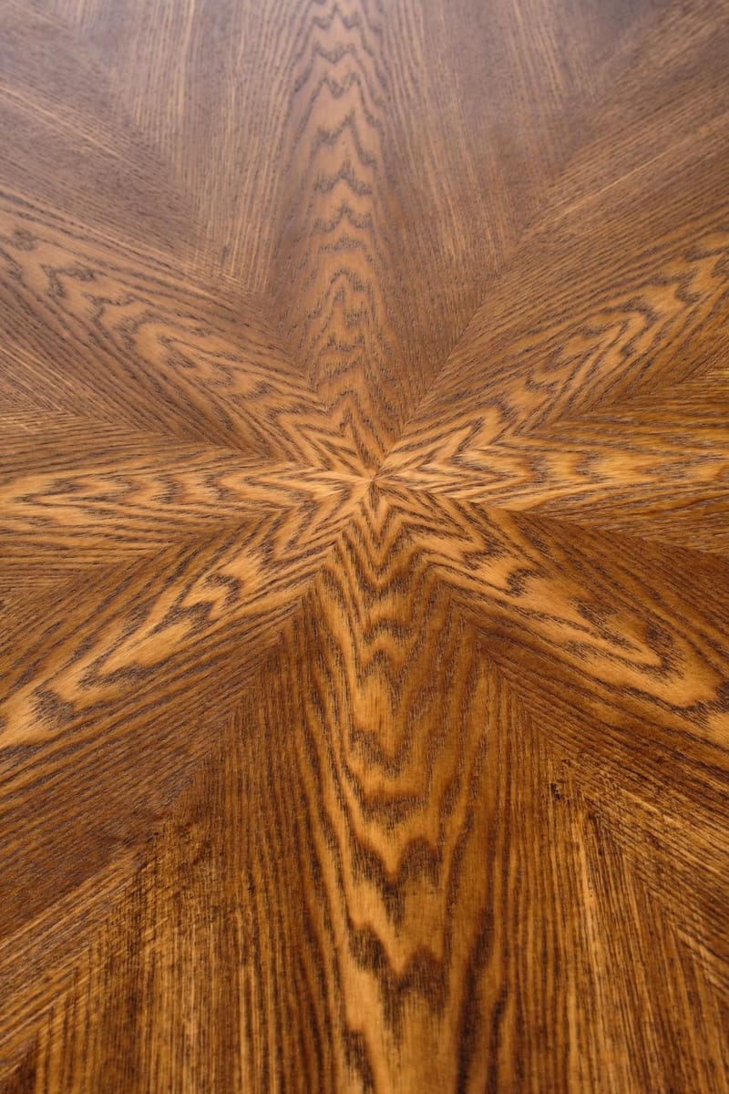 Matbord runt valnöt - svart 100 cm - Towson - Valnöt/svart - Möbler - Bord & matgrupper - Matbord & köksbord