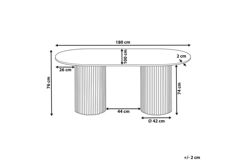 Matbord Sheridan - Möbler - Bord & matgrupper - Matbord & köksbord