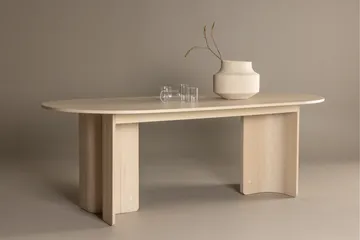Matbord VIND Tyresö Oval Dining Table Whitewash - Möbler - Bord & matgrupper - Matbord & köksbord